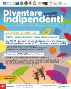 Locandina progetto SERD Casentino